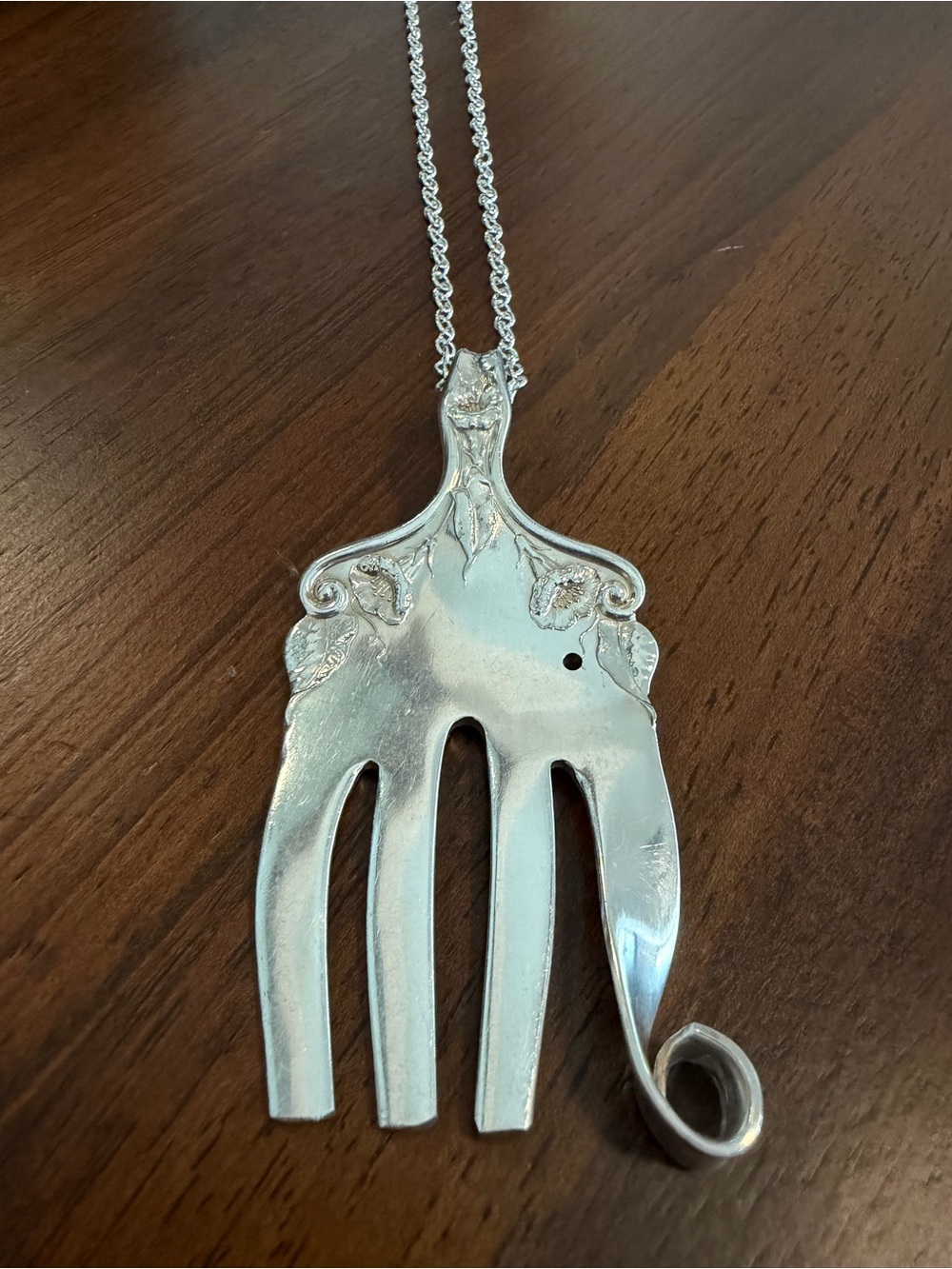Serving Fork Elephant Necklace